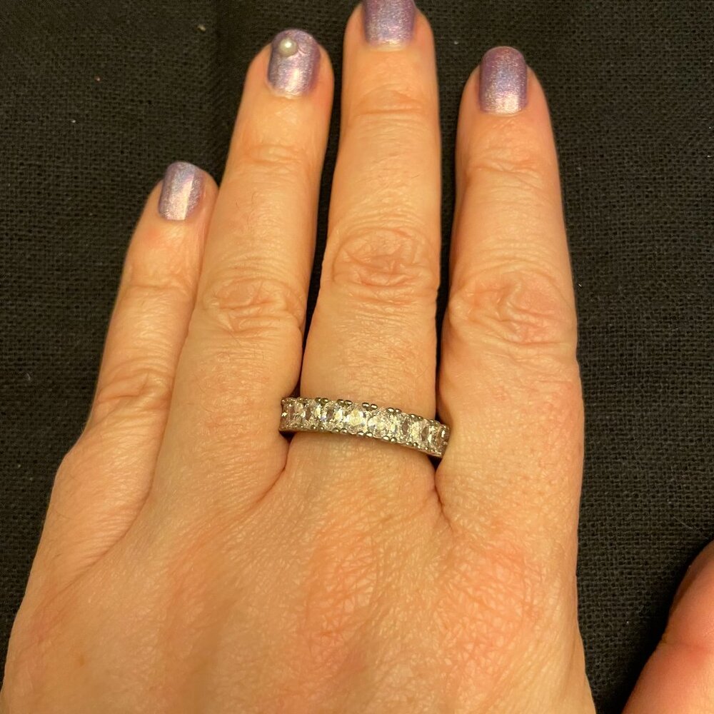 Rhinestone Band Ring